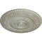 Ekena Millwork Neuveau Ceiling Medallion (Fits Canopies up to 6 3/8"), Hand-Painted Flash Gold, 24 1/4"OD x 2"P CM24NAFLS - alternate 2